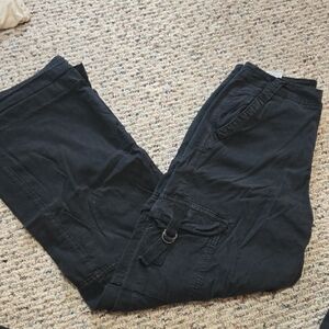American Eagle Outfitters Womens Dark Cargo Pants